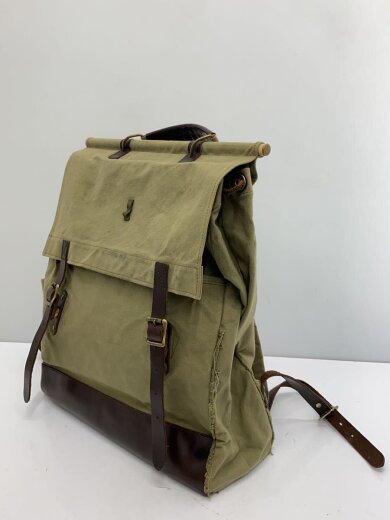 商品画像：ロールトップ/ダブルストラップ/リュック/--/KHK/無地// 2
