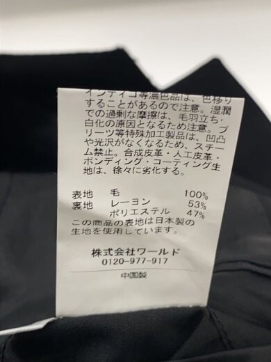 商品画像：セットアップ/2/ウール/BLK/無地/ba931-61004// 4