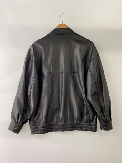 商品画像：レザージャケット・ブルゾン/S/フェイクレザー/BLK/170-59100// 2