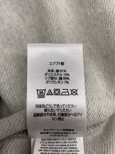 商品画像：スウェット/L/コットン/GRY/無地// 4