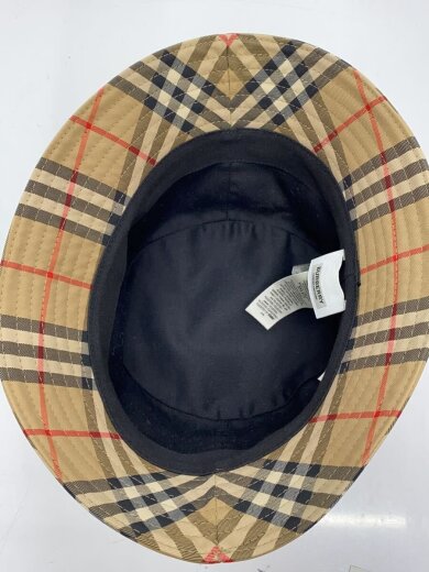 商品画像：PANEL BUCKET HAT/バケットハット/L/コットン/BEG/チェック/レディース/8026927 5