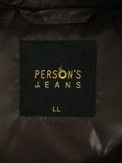 画像：PERSON’Sダウンジャケット/LL/ポリエステル/BRW/pm95053