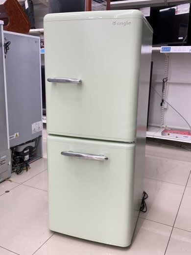 商品画像：レトロ調/昭和レトロ/冷蔵庫 ANG-RE151-B1 1