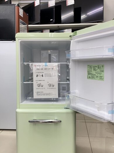 商品画像：レトロ調/昭和レトロ/冷蔵庫 ANG-RE151-B1 6