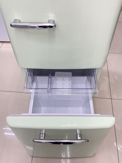 商品画像：レトロ調/昭和レトロ/冷蔵庫 ANG-RE151-B1 9