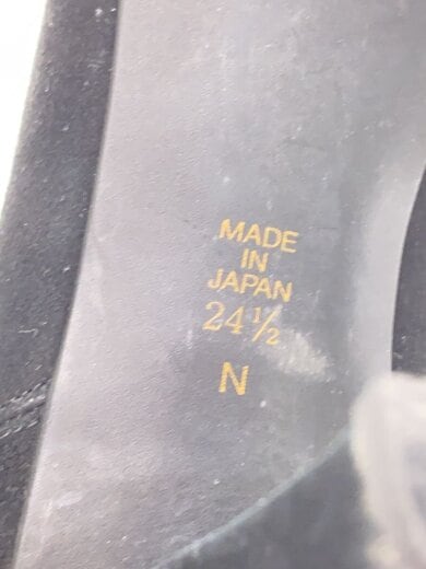 商品画像：ショートブーツ/ブーティリボン/エナメル/ブーツ/24.5cm/BLK/スウェード 5