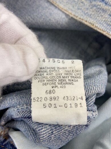 商品画像：90s/501xx/USA製/ボトム/29/デニム/IDG 6