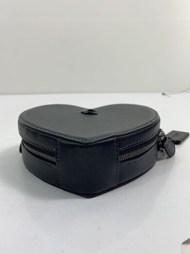 商品画像：ハート クロスボディ14/ショルダーバッグ/レザー/BLK/無地/CE765 4