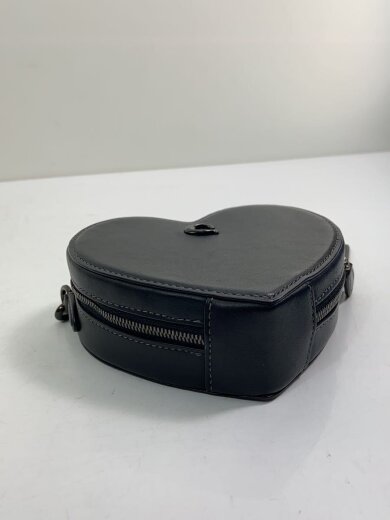 商品画像：ハート クロスボディ14/ショルダーバッグ/レザー/BLK/無地/CE765 5