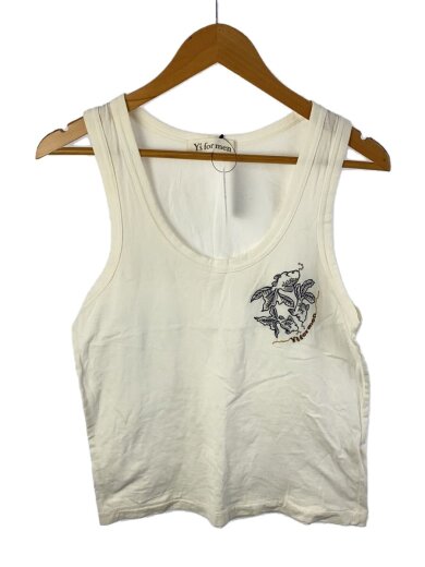 画像：Y’s for menタンクトップ/3/コットン/ホワイト1