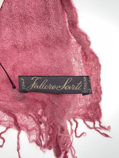 画像：Faliero Sartiストール/カシミア混シルク/ピンク/レディース2