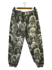 ボトム/M/コットン/GRY/総柄/jesus and mary sweat pants/18AW