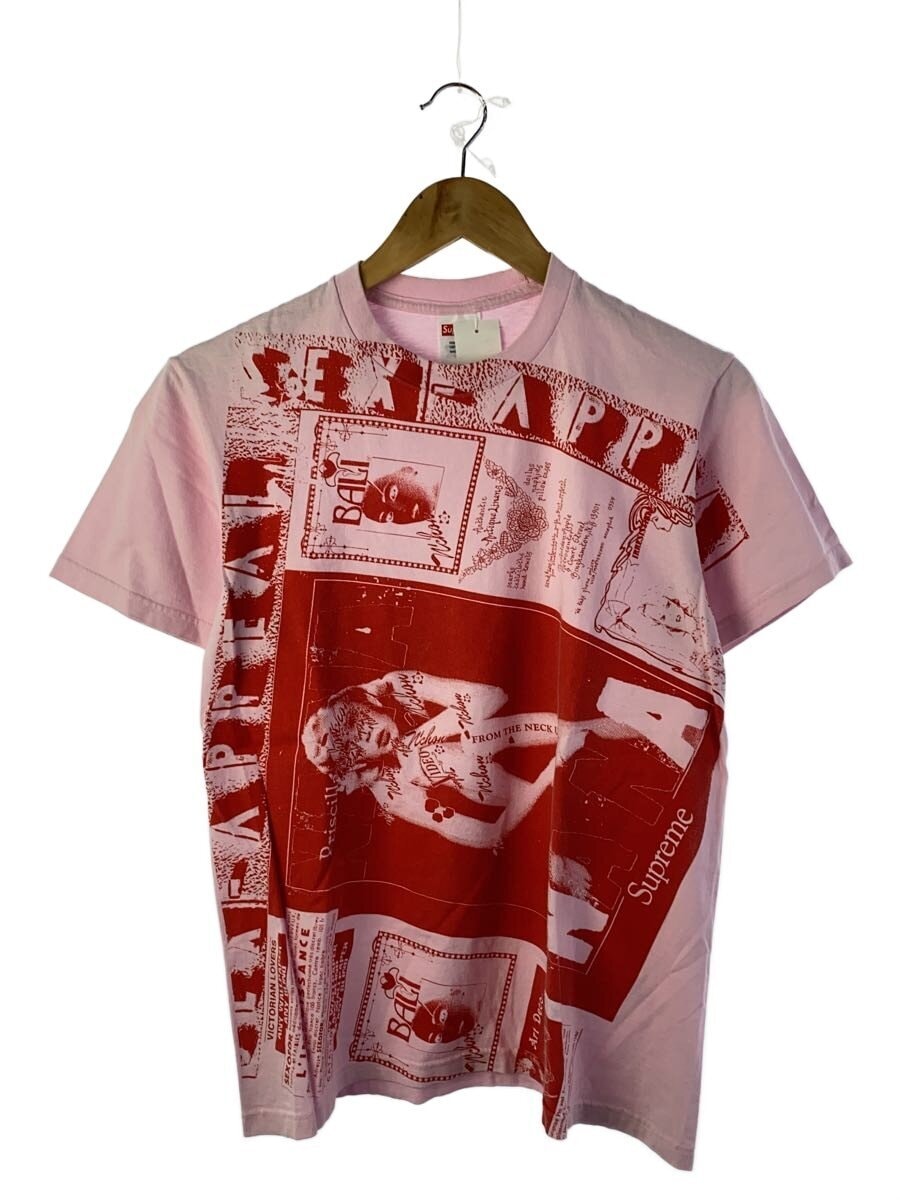 Supreme / Tシャツ/17SS M.C.Escher Collage Tee/S/コットン/ピンク//