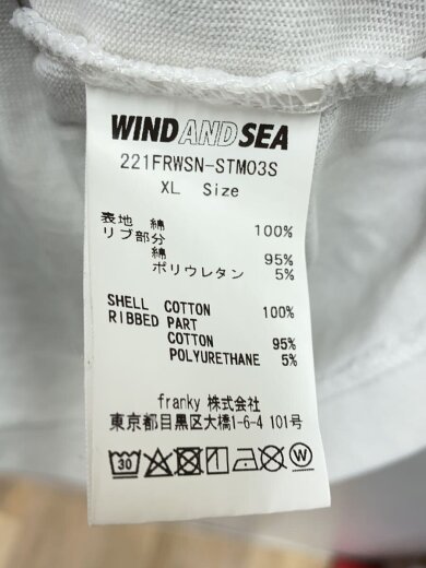 商品画像：Tシャツ/XL/コットン/ホワイト/221frwsn-stm03s/シミ有 4