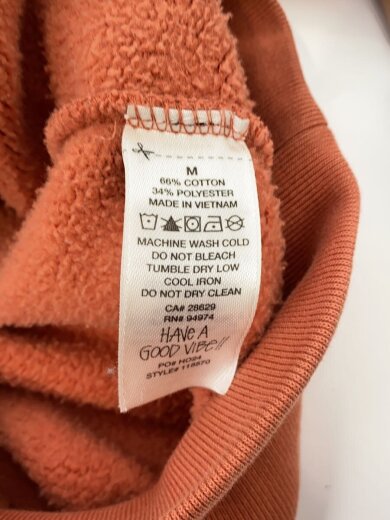 商品画像：スウェット/M/コットン/ORN/無地/118570 4