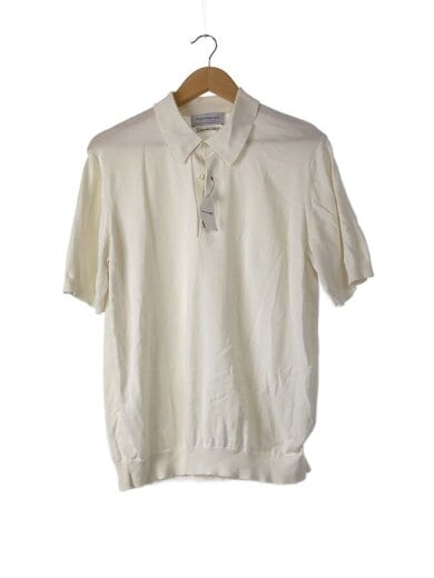商品画像：ポロシャツ/L/シルク/WHT/63-02-42-02021 1