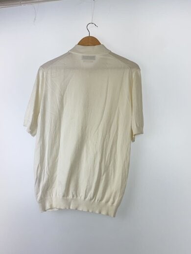 商品画像：ポロシャツ/L/シルク/WHT/63-02-42-02021 2