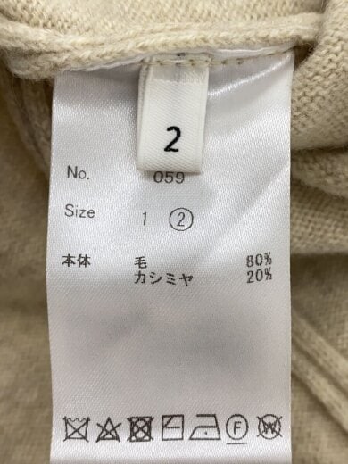 商品画像：onit/ニット・セーター(厚手)/2/ウール/BEG/059 4