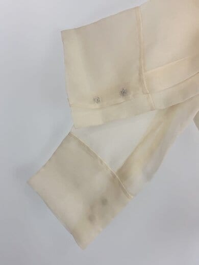 商品画像：長袖ブラウス/34/シルク/WHT/34-01-41-01015 6