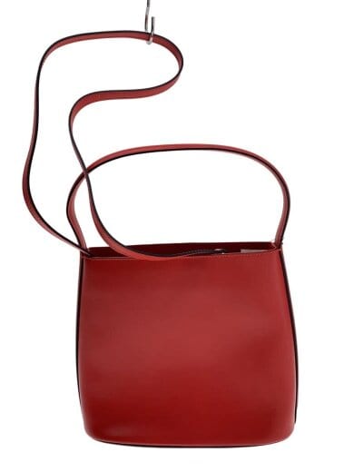 商品画像：トートバッグ/フェイクレザー/RED 1