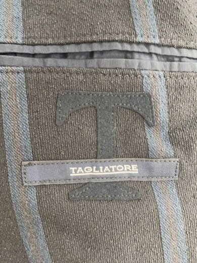 商品画像：テーラードジャケット/44/コットン/BLK/ストライプ 3