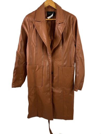 商品画像：コート/L/ポリエステル/BRW/無地 1