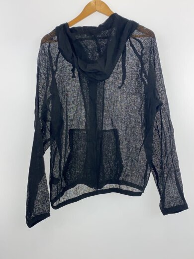 商品画像：ジップパーカー/3/リネン/BLK/M25A19BL01C 2