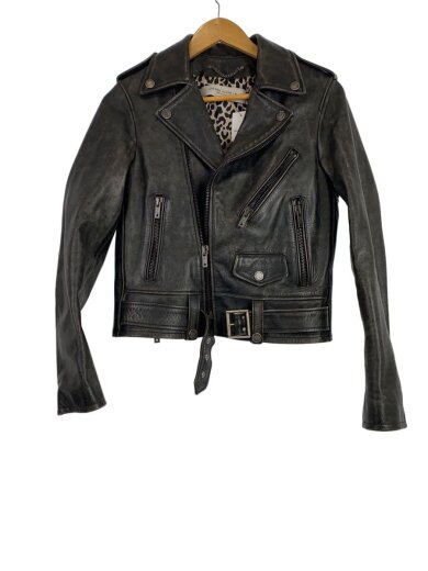 商品画像：ダブルライダースジャケット/40/牛革/BLK/22-010-510-0003-1-0 1