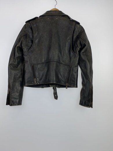 商品画像：ダブルライダースジャケット/40/牛革/BLK/22-010-510-0003-1-0 2