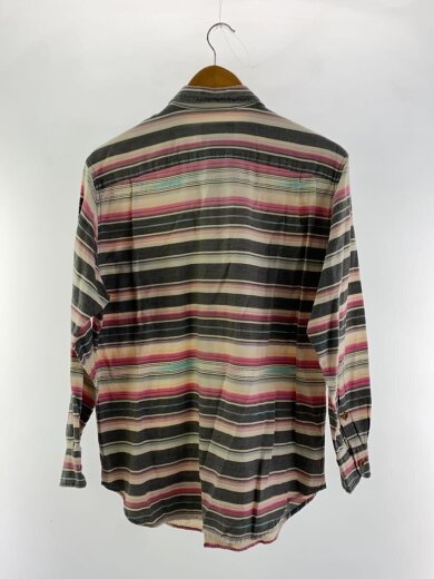 商品画像：長袖シャツ/M/コットン/PNK/ボーダー 2