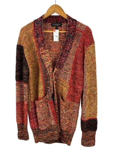 商品画像：カーディガン(厚手)/S/ウール/RED/総柄/4546155 1