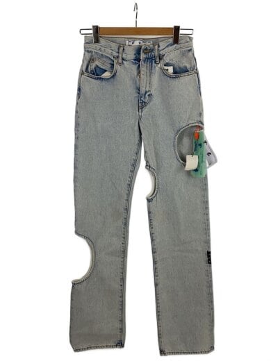 画像：OFF-WHITEストレートパンツ/27/デニム/IDG/OWYA018C99DEN0031