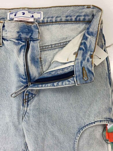 画像：OFF-WHITEストレートパンツ/27/デニム/IDG/OWYA018C99DEN0033