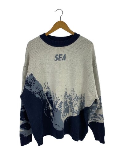 商品画像：ニット・セーター(厚手)/XL/アクリル/マルチカラー/総柄/WDS-OWKN-23-Q2-KN-04 1