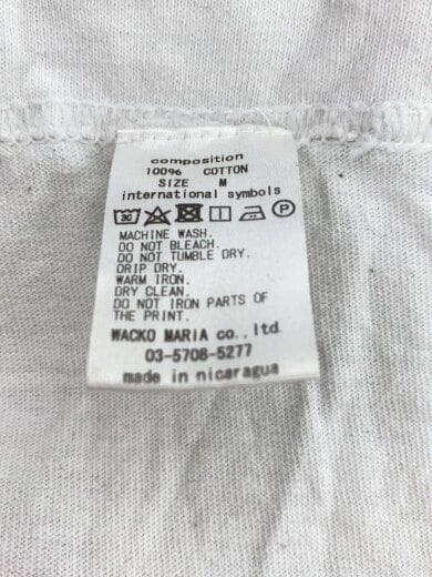 商品画像：Tシャツ/M/コットン/WHT/プリント 4