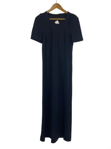 商品画像：半袖ワンピース/M/--/BLK/無地/TO-10031M 1