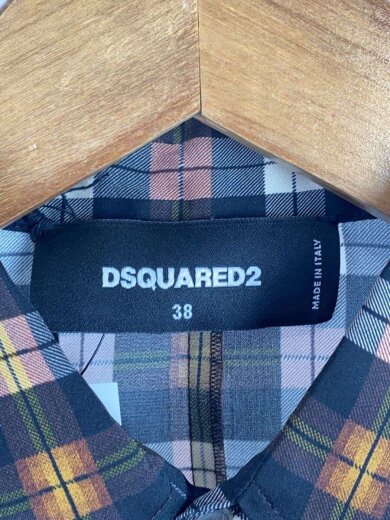 商品画像：半袖ワンピース/38/ポリエステル/BRW/チェック/S75CV0459 S54048 3