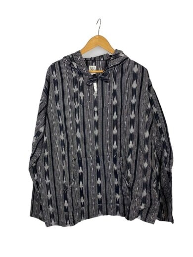 商品画像：パーカー/S/コットン/GRY/総柄/FK836 1