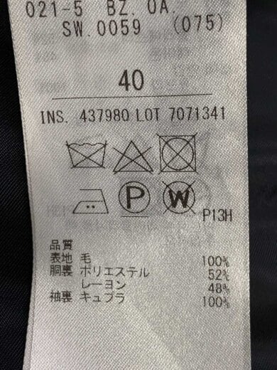 商品画像：ジャケット/40/ウール/NVY/021-5.BZ.0A 4