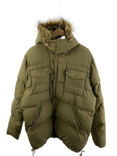 商品画像：ダウンジャケット/XL/ナイロン/KHK/無地 1