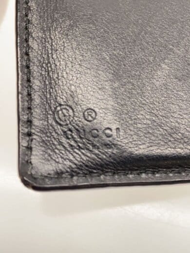 商品画像：2つ折り財布_マイクログッチシマ/レザー/BLK/メンズ// 3