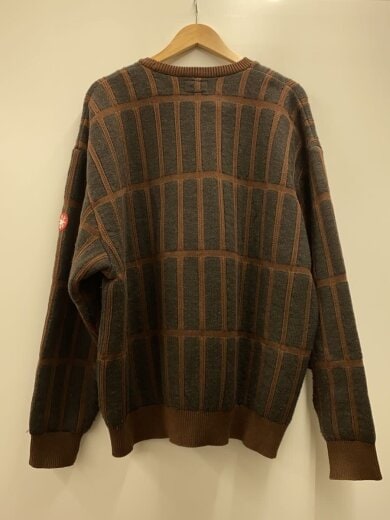 商品画像：RECTANGULAR BAR KNIT/XL/ウール/BRW/総柄/ces28kn01 2