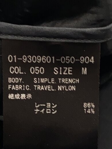 商品画像：コート/M/レーヨン/BLK/無地/01-9309601-050-904// 4
