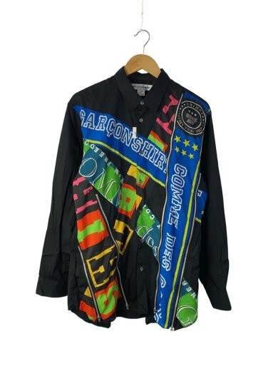 商品画像：25AW/長袖シャツ/L/コットン/BLK/総柄/FP-B011 1