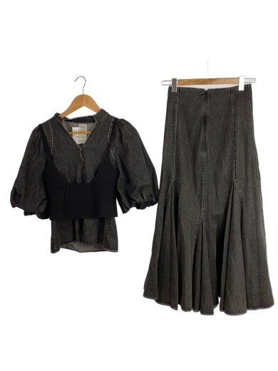 商品画像：セットアップ/0/コットン/GRY/無地/SWFO222052// 1