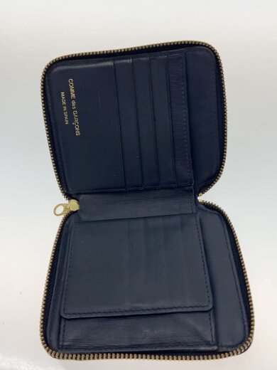 商品画像：2つ折り財布/レザー/NVY/メンズ 4