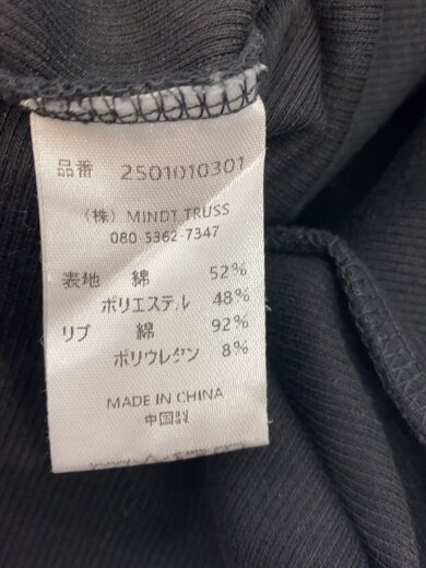 商品画像：DIANTE/長袖ワンピース/--/コットン/ブラック/2501010301 4