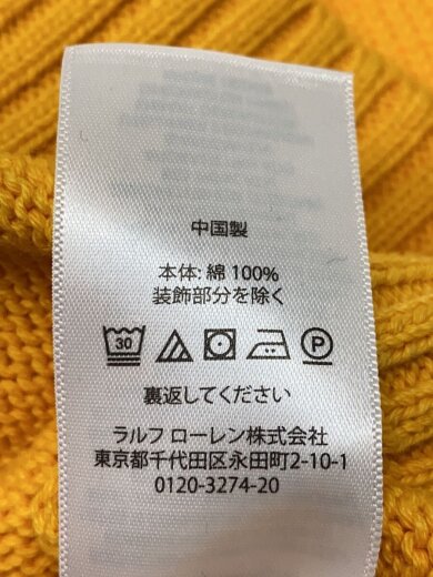 商品画像：ニット・セーター(厚手)/--/コットン/YLW// 4