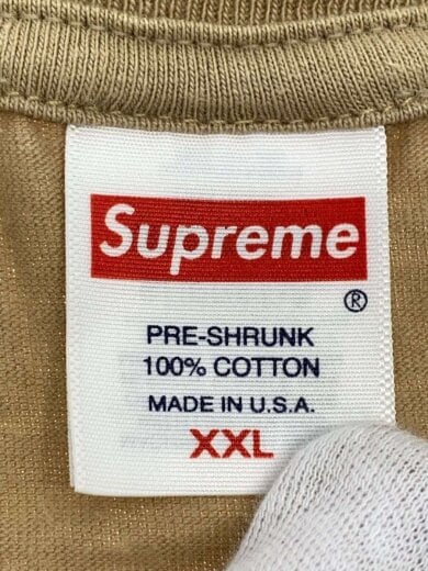 画像：SupremeTシャツ/XXL/コットン/BEG//3