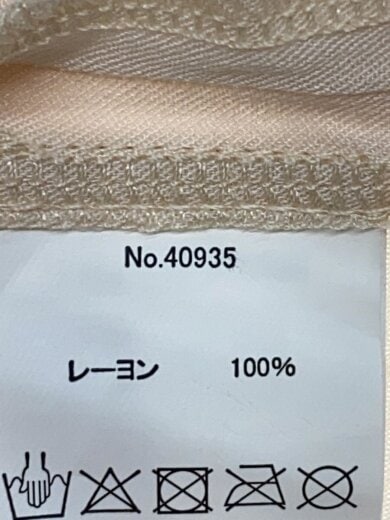 商品画像：半袖シャツ/XL/レーヨン/BEG/無地/40935// 5